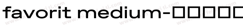 favorit medium字体转换